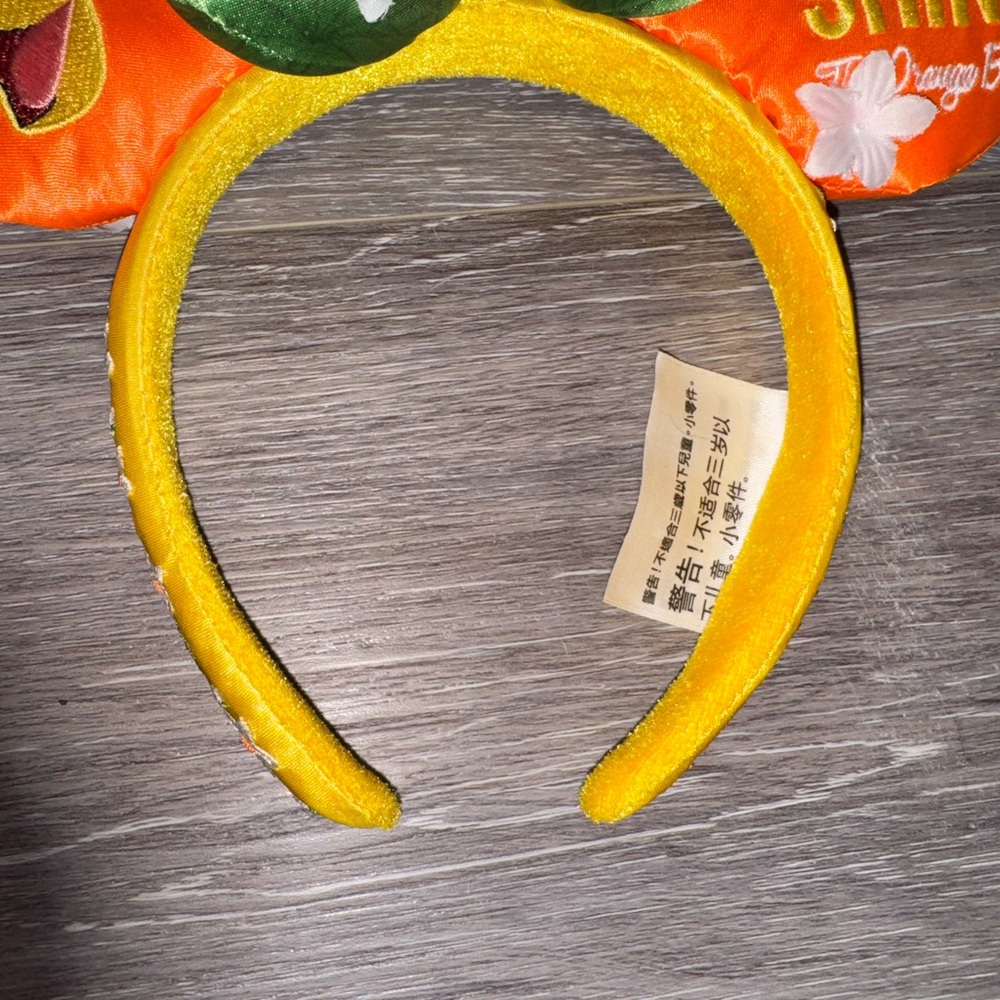 Disney Epcot Flower and Garden Festival Orange Bird Ears Headband - Picture 4 of 10